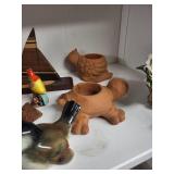 Collection of Ceramic and Porcelain Animal Figurines and Decor