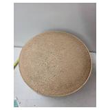 Mid-Century Modern Inflatable Terrarium Foot Stool with Floral Display