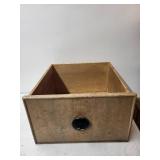 Vintage Wooden Drawer with Black Knob 16in x 12in x 11in