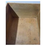 Vintage Wooden Drawer with Black Knob 16in x 12in x 11in