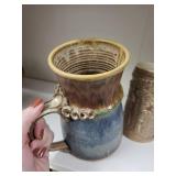 Collection of Vintage Pottery and Ceramic Decor Items