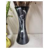 Set of 3 Decorative Vases with Assorted Artificial and Dried Floral Arrangements