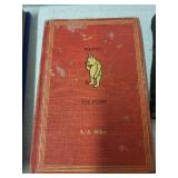 Collection of Vintage and Antique Books Including Winnie the Pooh, Quo Vadis, and More