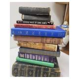 Collection of Vintage and Antique Books Including Winnie the Pooh, Quo Vadis, and More