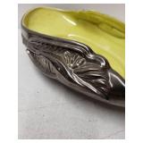 Collection of Decorative Home Accents Including Vases, Ceramic Dish, and Basket