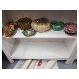 Collection of Vintage Pottery and Glass Decor Bowls and Dishes