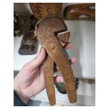 Collection of Vintage Wood and Brass Decorative Pieces