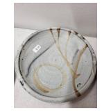 Collection of 7 Decorative Plates and Tile with Folk and Nature Themes