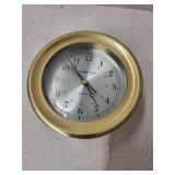 Hampton Brass Quartz Nautical Style Mantel Clock