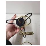 Vintage Braves Baseball Table Lamp with Ceramic Base