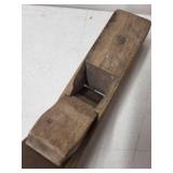 Collection of Antique Tools and Equipment Including Wood Plane, Cast Iron Seal, Egg Grading Scale, and Casting Mold