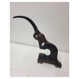 Collection of Antique Tools and Equipment Including Wood Plane, Cast Iron Seal, Egg Grading Scale, and Casting Mold