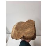 Hand-Carved Wooden Angel Musician Figurine