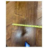 Antique Wooden Dining Table with Ornate Pedestal Base, 2 leaves