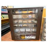 Lot of 2 Multi-Drawer Workshop Storage Organizers