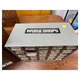 Lot of 2 Multi-Drawer Workshop Storage Organizers