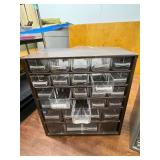 Lot of 2 Multi-Drawer Workshop Storage Organizers