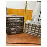 Lot of 2 Multi-Drawer Workshop Storage Organizers