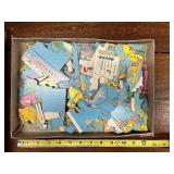 Vintage Wooden Map of the United States Puzzle by MB