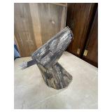 Handcrafted Driftwood Bird Sculpture Wall Art