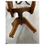 Murphy 403 Vintage Wooden Office Swivel Chair
