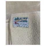 Orrlaskan 100% Pure Wool Blanket with Multi-Color Stripes by Orrfelt Blanket Co.