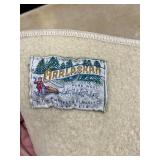 Orrlaskan 100% Pure Wool Blanket with Multi-Color Stripes by Orrfelt Blanket Co.