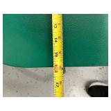 Vintage Industrial Green Metal Adjustable Swivel Chair