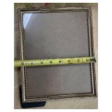 Mixed Home Decor Lot: Wicker Baskets, Planter, Decorative Box, Picture Frame, and More