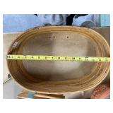 Mixed Home Decor Lot: Wicker Baskets, Planter, Decorative Box, Picture Frame, and More