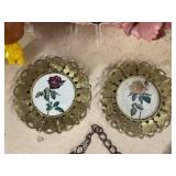 Vintage Mixed Decor and Collectibles Lot - Basket, Wall Art, Mr. Potato Head, Plate