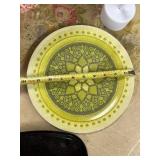 Vintage Mixed Decor and Collectibles Lot - Basket, Wall Art, Mr. Potato Head, Plate