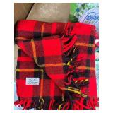 Vintage Household Textiles and Accessories Collection with Faribo Blanket