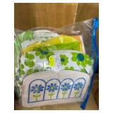 Vintage Household Textiles and Accessories Collection with Faribo Blanket