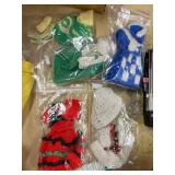 Vintage Household Textiles and Accessories Collection with Faribo Blanket