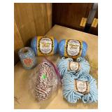 Group of Macrame and Craft Yarns including Wonder Twist and UltraCord