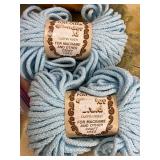 Group of Macrame and Craft Yarns including Wonder Twist and UltraCord