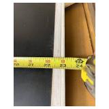 Framed Chalkboard Sign with Eclectically Curated Script 23x18 Inches