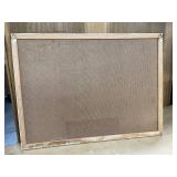 Framed Chalkboard Sign with Eclectically Curated Script 23x18 Inches