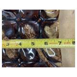 Vintage Ceramic Ashtray with Metal Stand