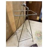 Vintage Ceramic Ashtray with Metal Stand