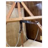 Vintage Wooden Artist Easel with Adjustable Stand