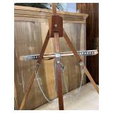 Vintage Wooden Artist Easel with Adjustable Stand