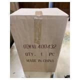 Wooden Christmas Holiday Carousel Pyramid with Nutcracker Figures and Box