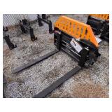 Wolverine 48" Skid Steer Hydraulic Adjustable Pallet Forks
