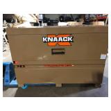 Knaack 49 in. W x 30 in. L x 60 in. H, Steel Jobsite Storage Piano Box with Lock Damaged Customer Returns See Pictures