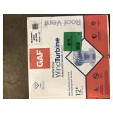 Master Flow 12 in. Weathered Wood Galvanized Steel Internally Braced Dual-Bearing Wind Roof Turbine  Customer Returns See Pictures