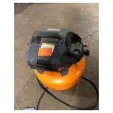 ;RIDGID 6 Gal. 150 PSI Portable Electric Oil-Free Jobsite Pancake Air Compressor with Dual Pressure Gauges and 2-Quick Couplers For Parts Customer Returns See Pictures