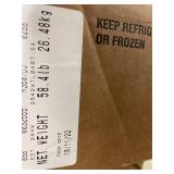 B - Boneless Skinless Pork Bellies - Tyson Special Trim 6/9 (58.4 lb)