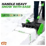 Gearpass 21V Cordless Snow Shovel